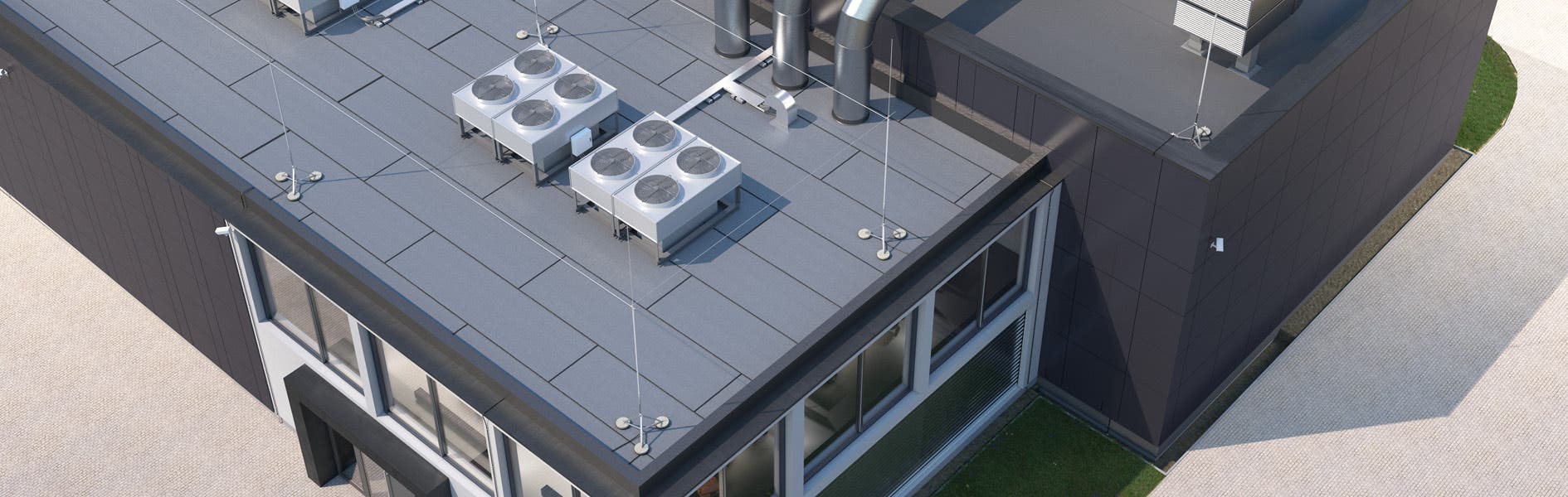 Roof, lightning protection