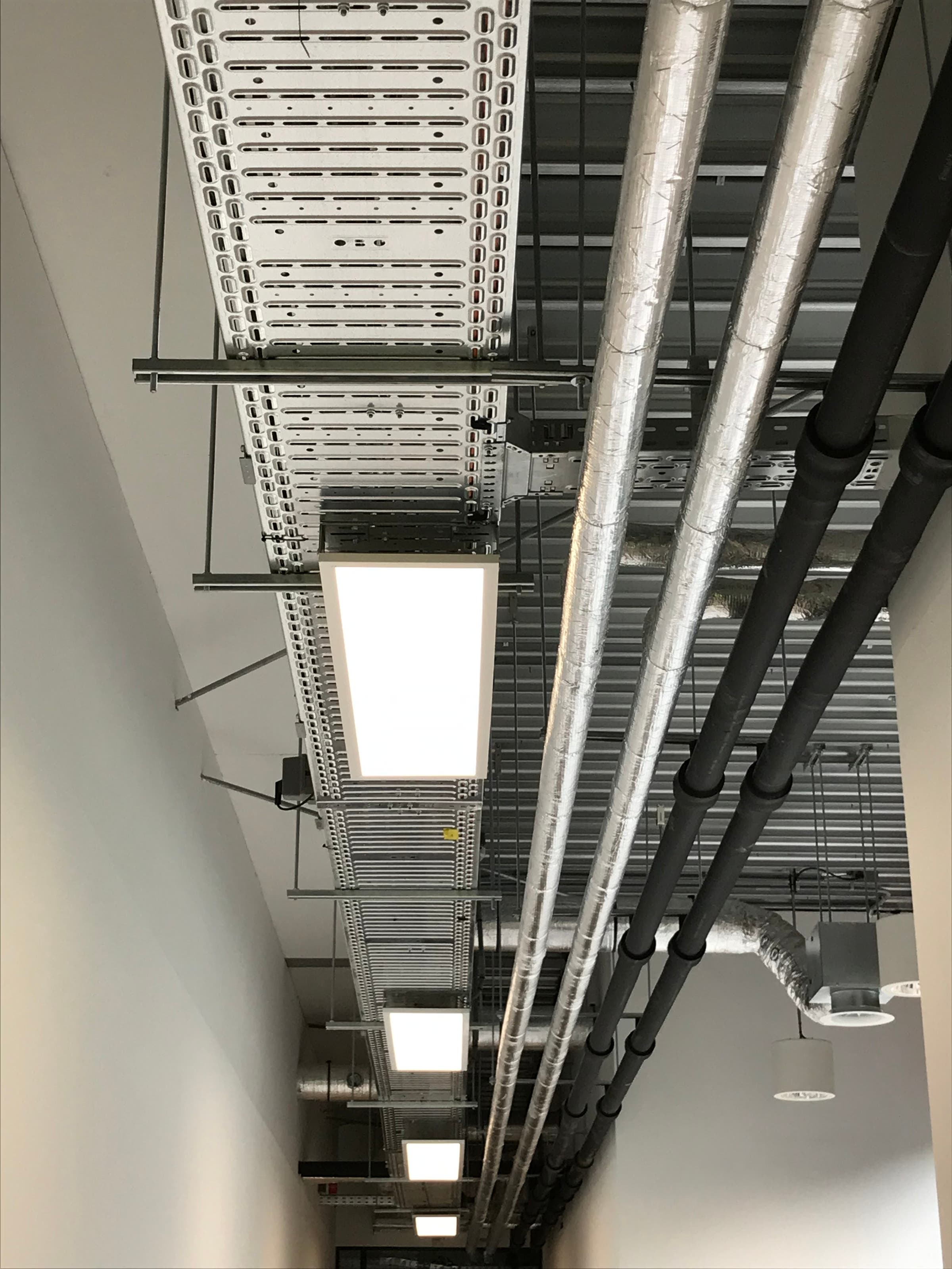 Cable trays for LED lighting