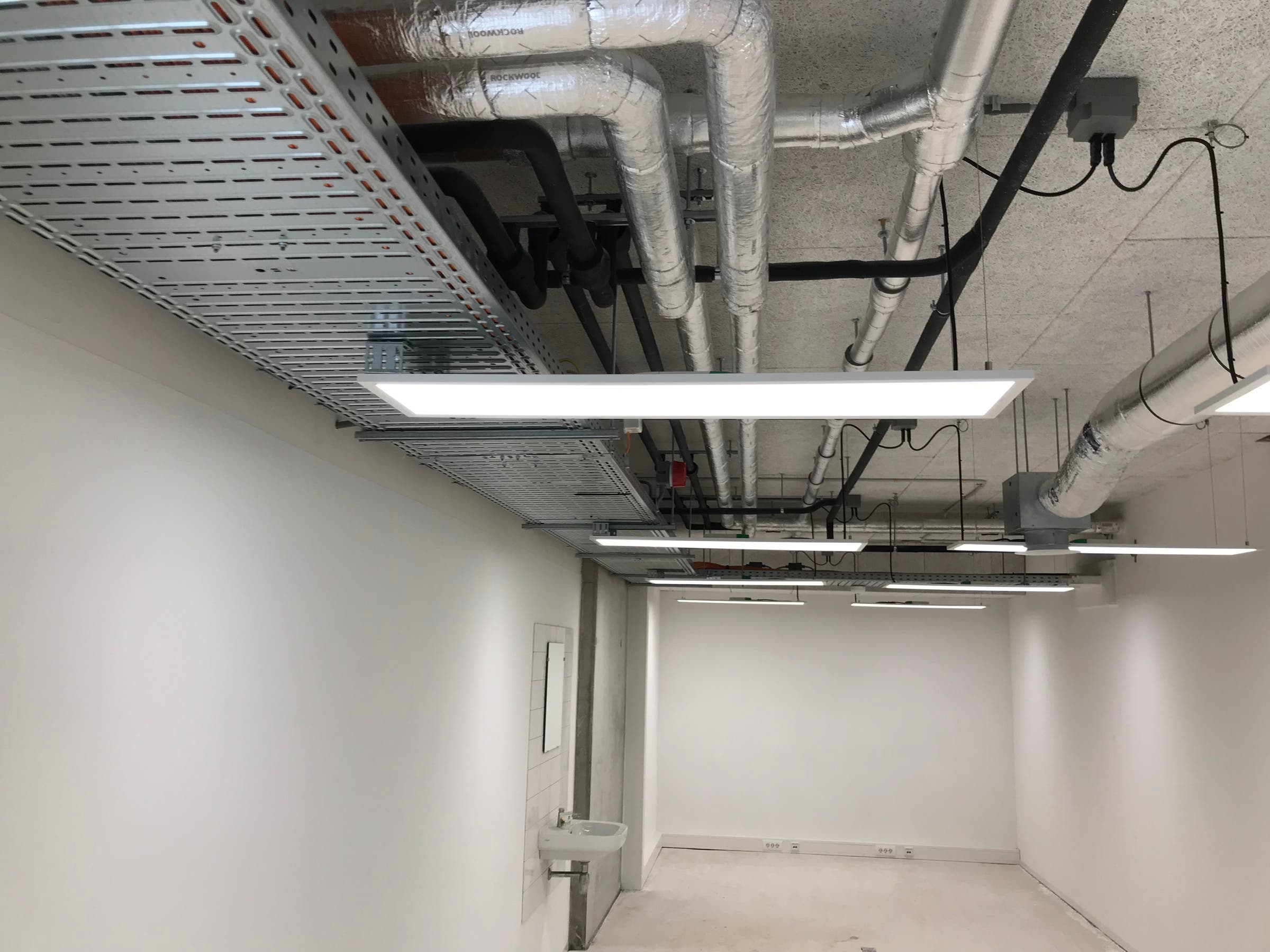 Cable trays for LED lighting