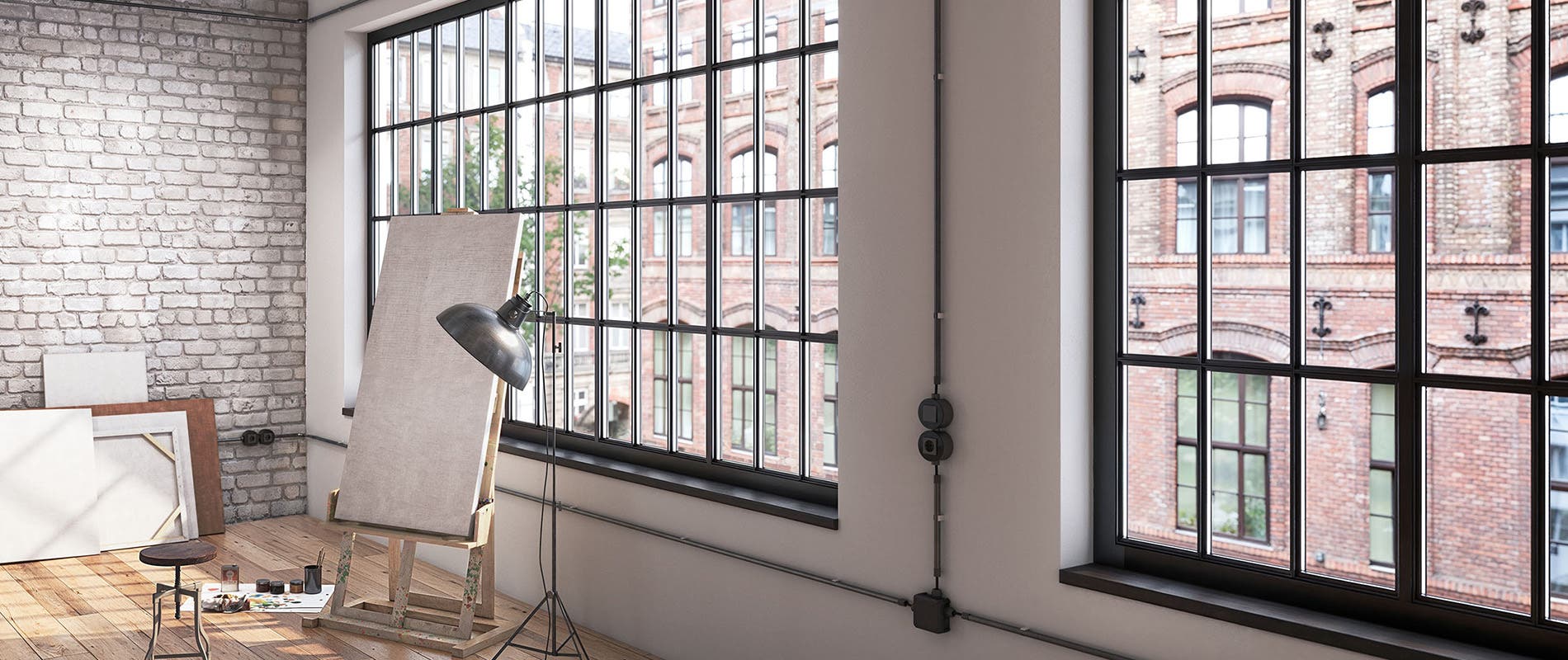 Installation pipes, cable ducts, power supply