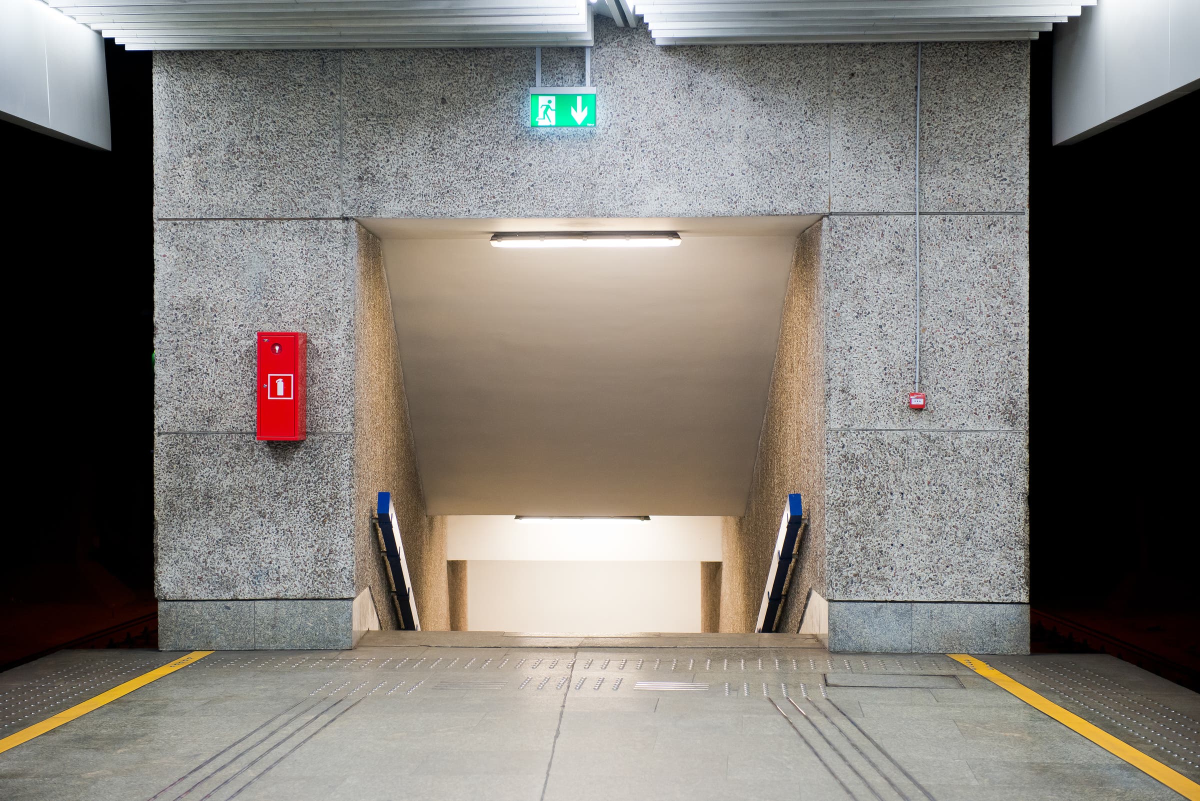 stairs, escape route