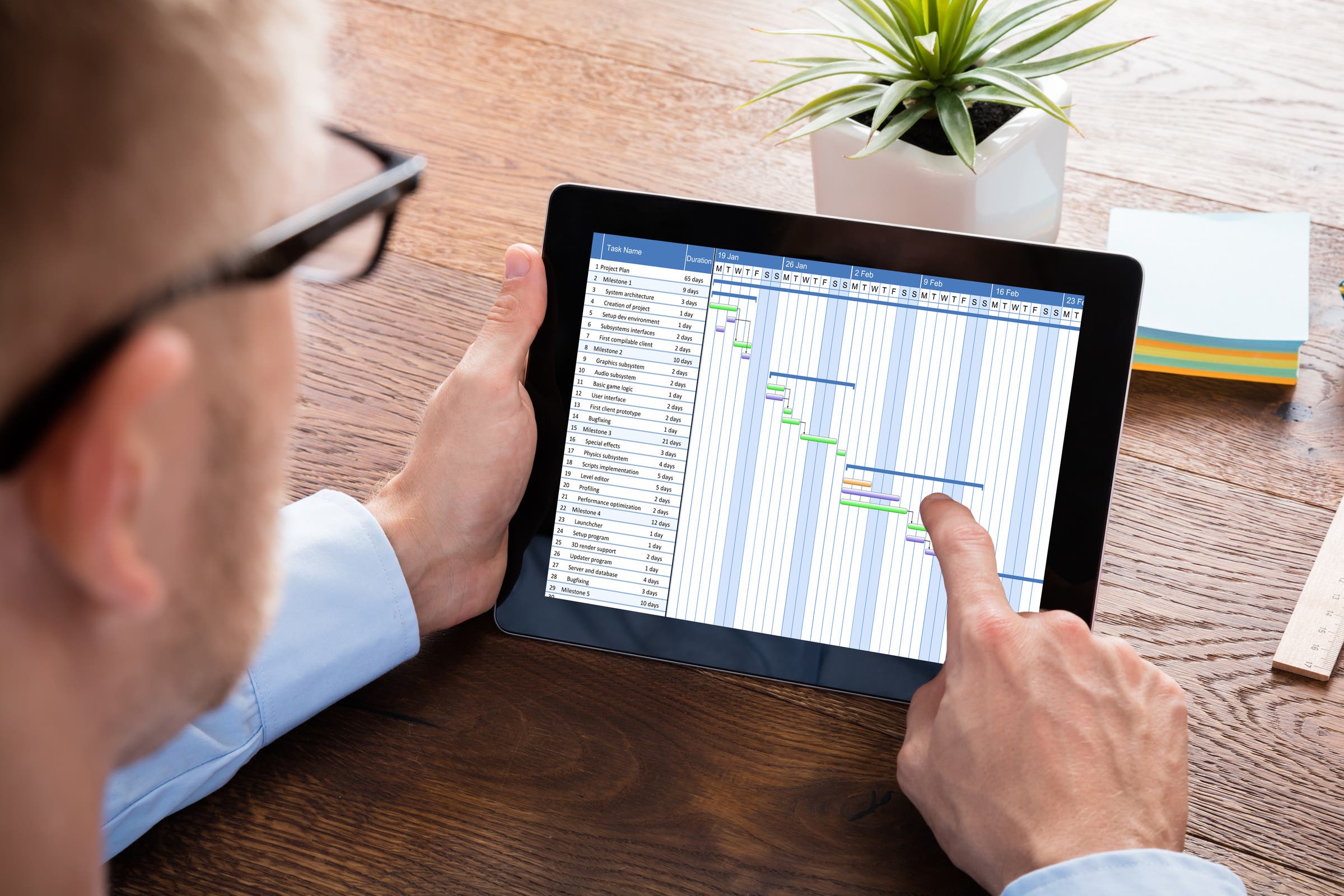 Tablet Office Sales Manager