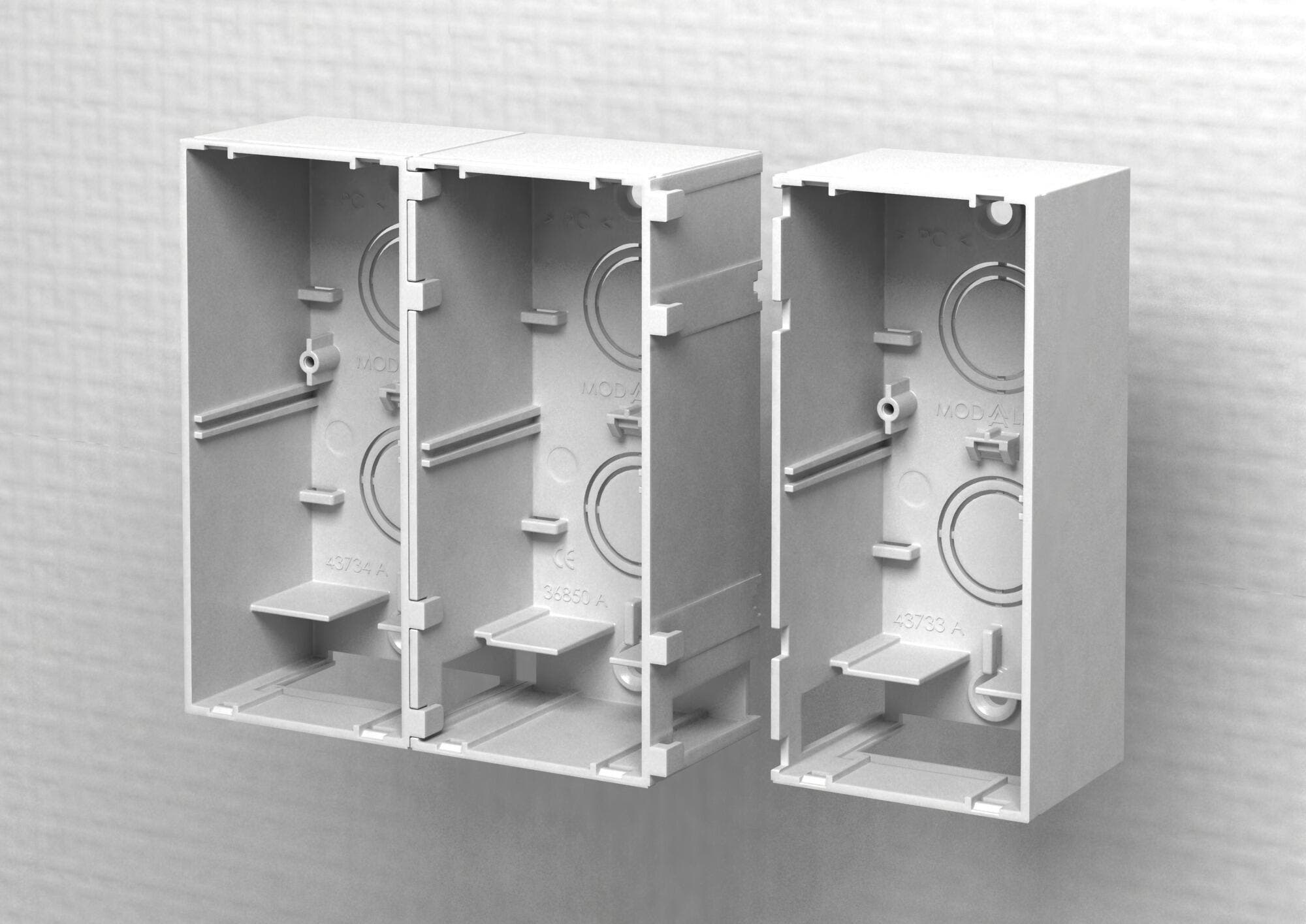 Surface-mounted installations